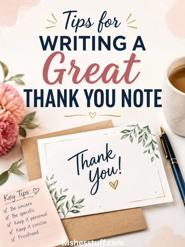 150 Husband Appreciation Messages That Will Make Him Feel Loved & Special (2026) tips for writing a great thank you note